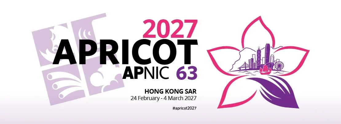 Apply now for an APRICOT 2027 Fellowship