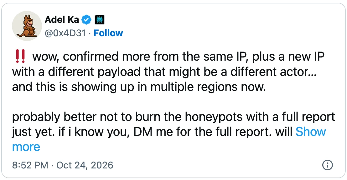 Adel Ka PHP2Shell tweet