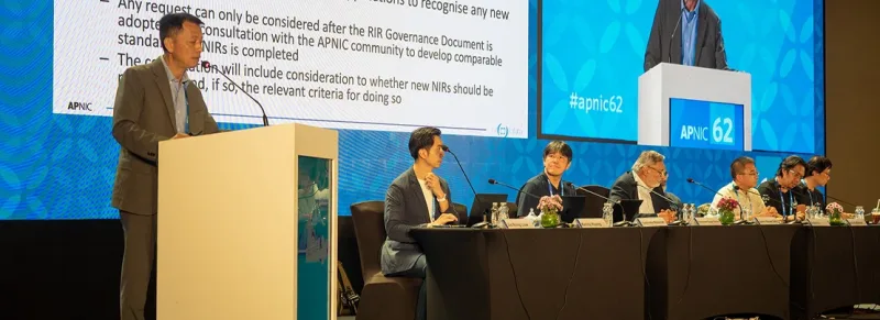 EC Chair’s update: APNIC 62 and Member Meeting